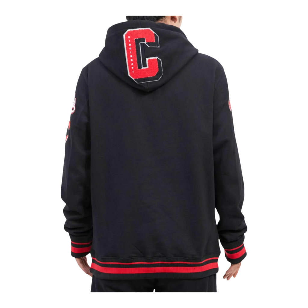 Pro Standard Cincinnati Reds Mash Up Logo Men Hoodie Black – Hype Line